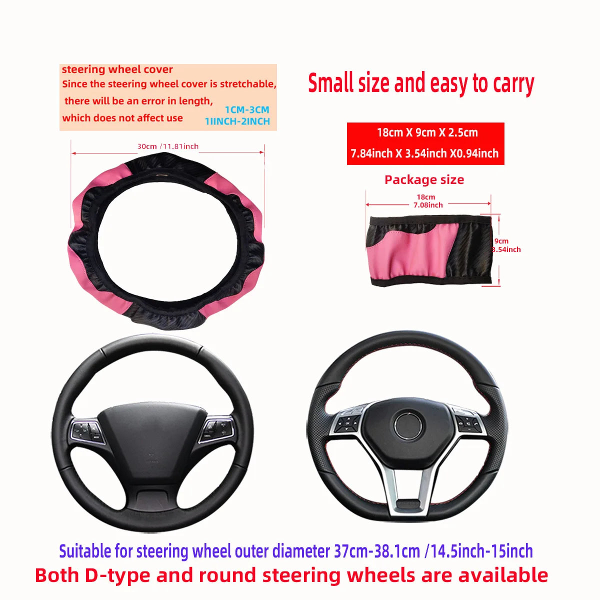 Luxury Carbon Fiber Steering Wheel Cover™