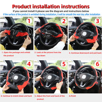 Luxury Carbon Fiber Steering Wheel Cover™