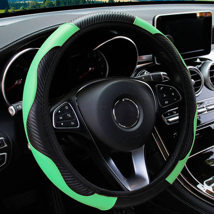 Luxury Carbon Fiber Steering Wheel Cover™