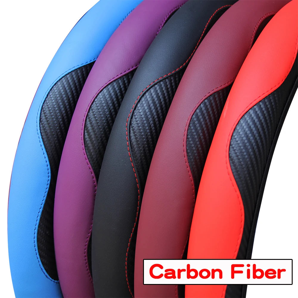 Luxury Carbon Fiber Steering Wheel Cover™