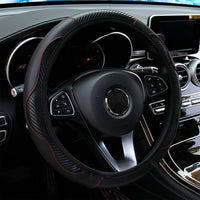 Luxury Carbon Fiber Steering Wheel Cover™