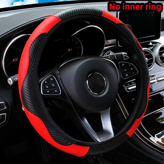 Luxury Carbon Fiber Steering Wheel Cover™